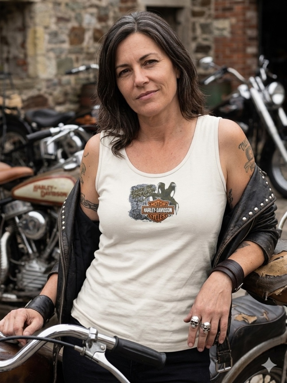Vintage 2007 Harley Davidson I Rode The Dragon US-129 Tank Top L